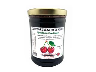 Confiture de cerise noire - 1 kg - Confitures de Haute Soule