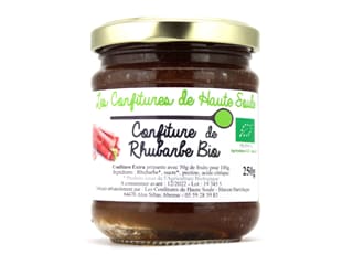 Confiture de rhubarbe Bio