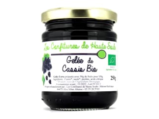 Gelée de cassis Bio - 250 g - Confitures de Haute Soule