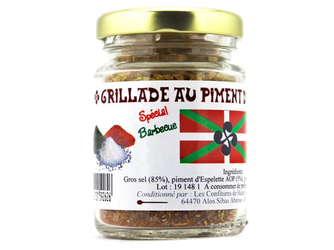 Grillade au piment d'Espelette - 90 g - Confitures de Haute Soule