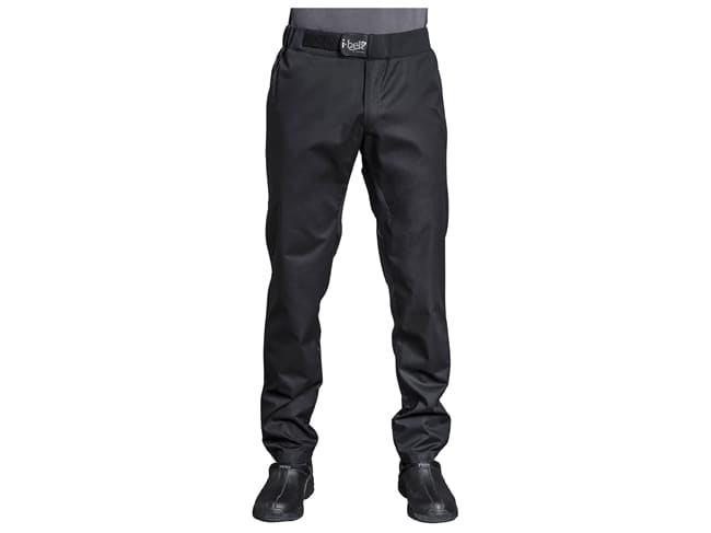 Pantalon de cuisine homme - Fuga noir - Taille 4 (52/54) - Clément Design