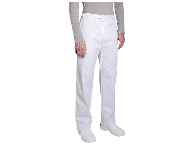 Pantalon de cuisine homme - Sirocco blanc - Taille 36/38 - Clément Design