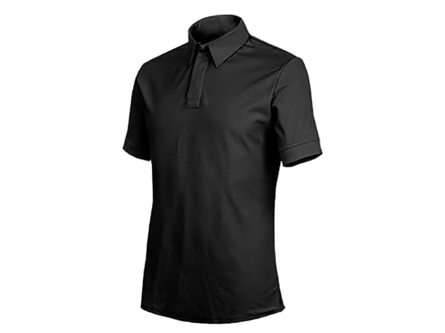 Polo homme OXO noir - Manches courtes - Taille 3XL (62/64) - Clément Design