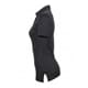 Polo femme UNA noir - Manches courtes - Taille XL (46/48) - Clément Design