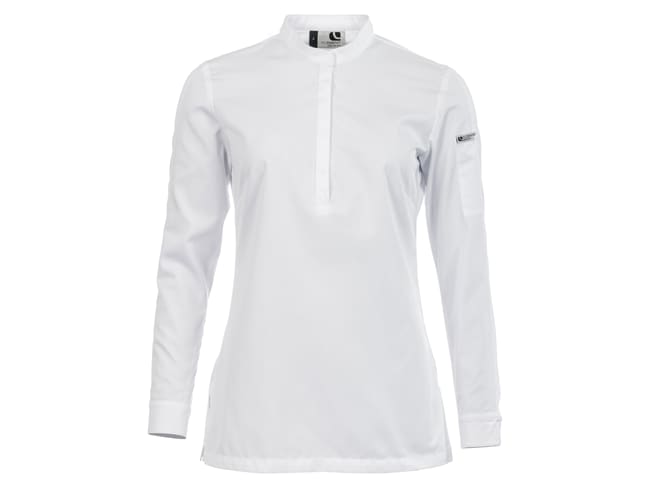 Veste de cuisine femme Cocoon blanche - Manches longues - Taille M (38/40) - Clément Design