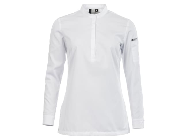 Veste de cuisine femme Cocoon blanche - Manches longues - Taille XL (46/48) - Clément Design