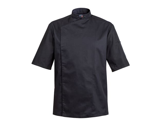 Veste homme Firenze Noire - Manches courtes - Taille 2XL (58/60) - Clément Design