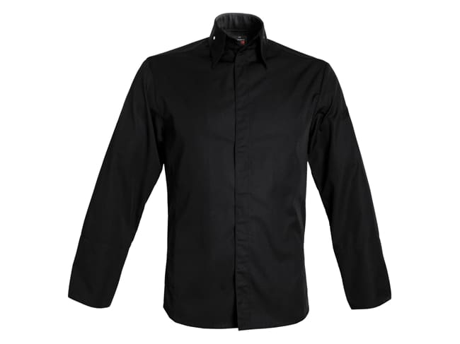 Veste homme Milano noire - Manches longues - Taille M (46/48) - Clément Design