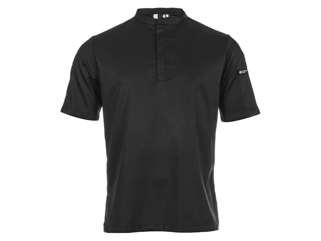 Veste homme Mix noire - Manches courtes - Taille 2XL (58/60) - Clément Design