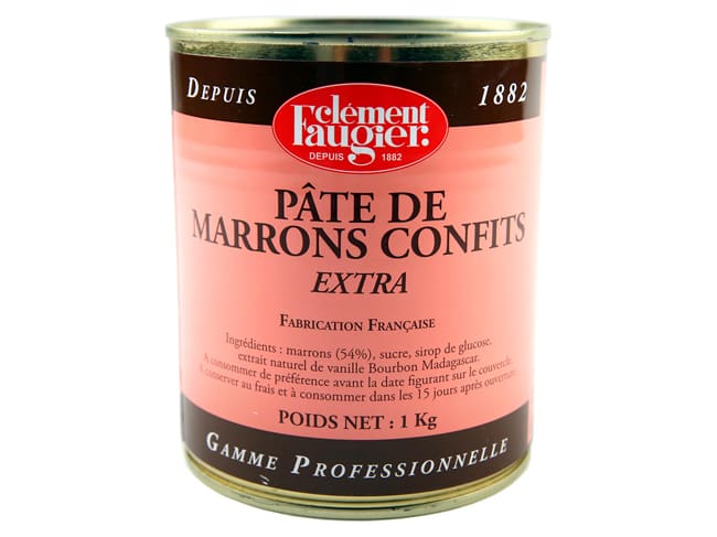 Pâte de marrons confits vanillés - 1 kg - Clément Faugier