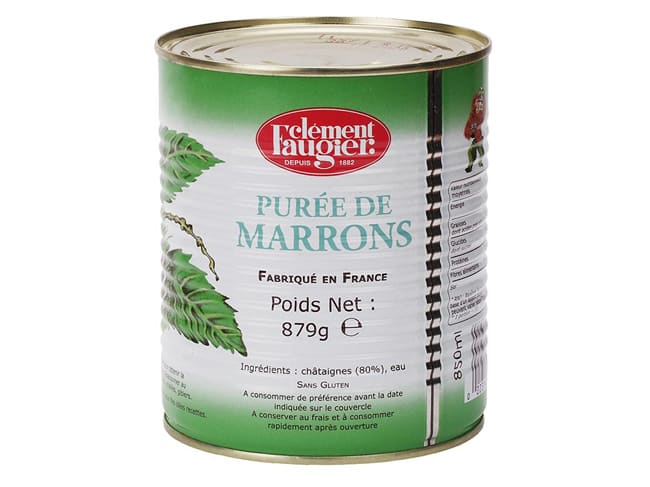 Purée de marrons 100% naturelle - 879 g - Clément Faugier