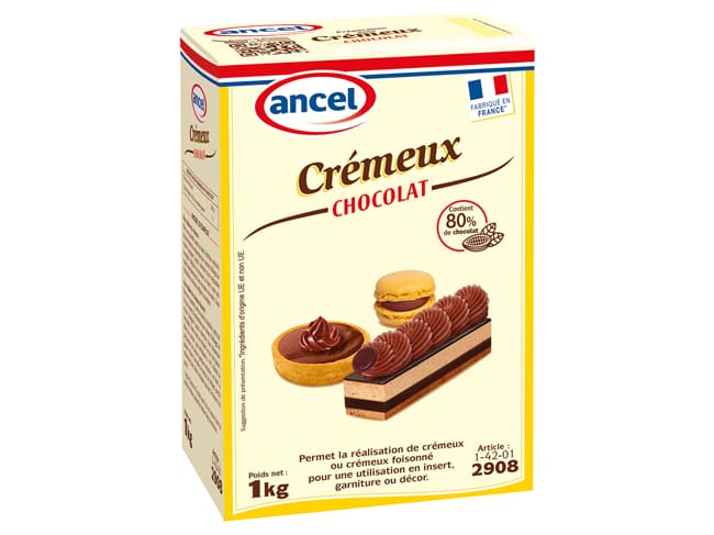 Préparation pour crémeux - chocolat noir - 1 kg - Ancel