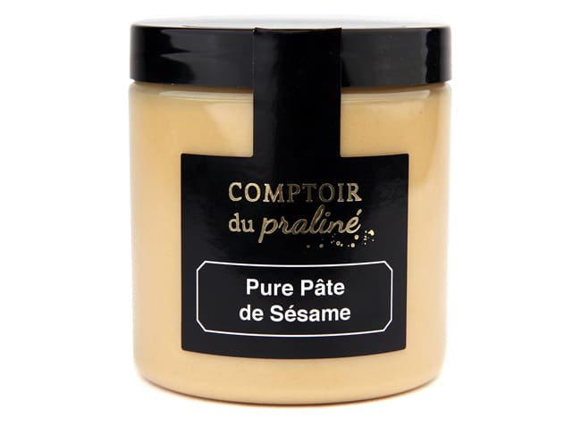 Pâte de sésame 100% - sans sucre ajouté ni colorants - 250 g - Comptoir du Praliné