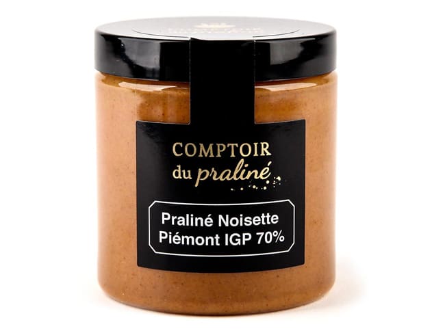 Praliné artisanal noisettes 70% - du Piémont - 250 g - Comptoir du Praliné