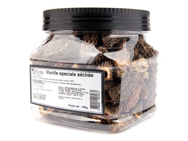 Morilles déshydratées - Spéciales - 100 g - Délices des bois