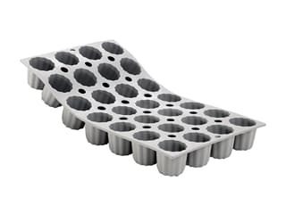 Moule silicone élastomoule - 28 cannelés - 30 x 17,6 cm - De Buyer