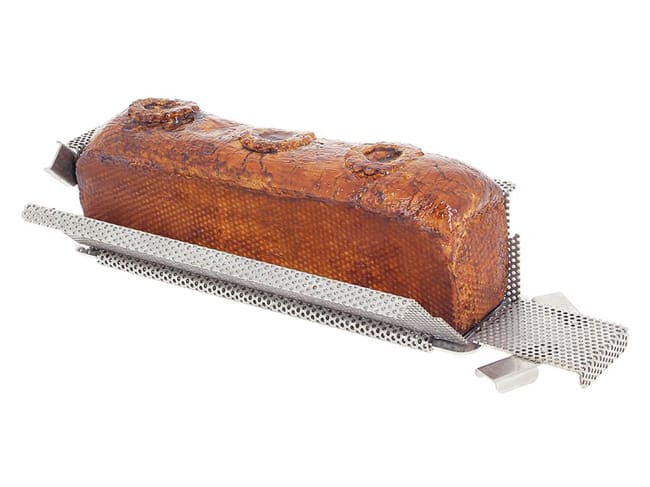 Moule à pâté en croûte - perforé dépliable - 48 x 9 cm - De Buyer