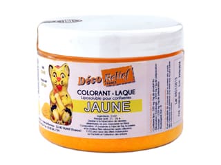 Colorant liposoluble jaune - 100 g - Déco Relief