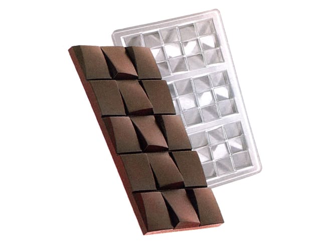 Moule chocolat - 3 tablettes graphiques