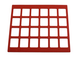 Chablon en silicone - 24 rectangles