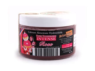 Colorant alimentaire en poudre rose - hydrosoluble - 50 g - Déco Relief