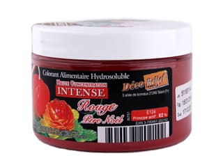 Colorant alimentaire en poudre rouge père Noël - hydrosoluble - 50 g - Déco Relief