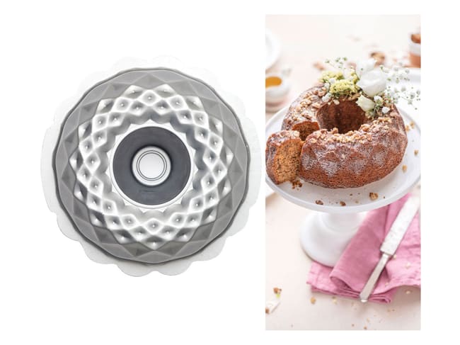 Moule savarin diamant - Ø 20 x ht 8 cm - Decora