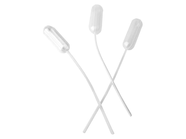 Pipette en polyéthylène - Transparente - 1,5 ml (x 500)