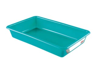 Bac plat 3 L vert - norme HACCP - 34 x 23 x ht 7 cm - Gilac