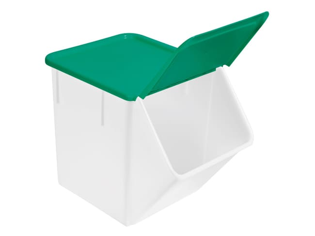 Couvercle vert - pour bac à ingrédients - 40 L - Gilac