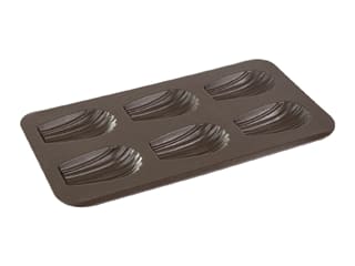 Moule grandes madeleines - 6 empreintes - Gobel