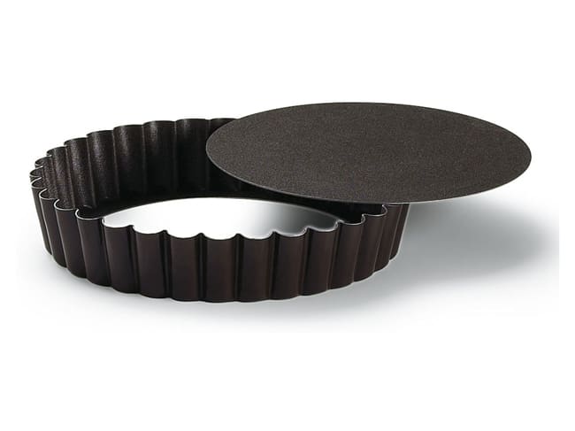 Tartelette cannelée fond mobile - Ø 10 cm - Gobel