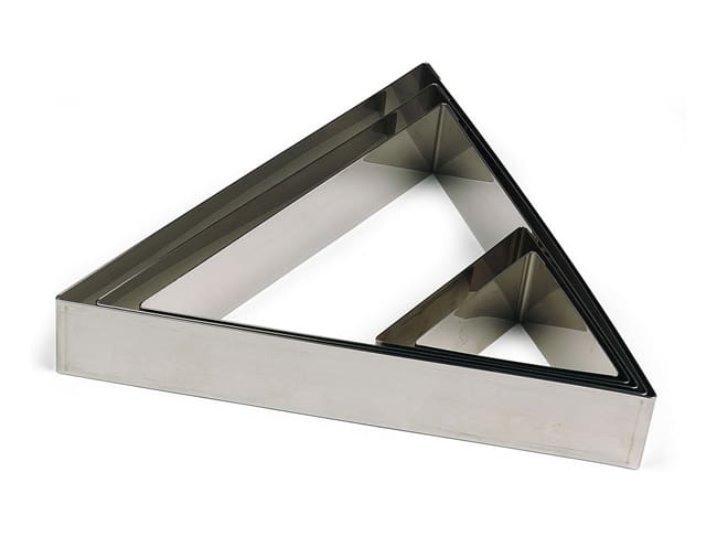 Triangle - inox - 27,5 x ht 4,5 cm - Gobel