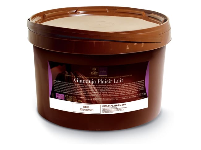 Gianduja Plaisir lait - 2,5 kg - Cacao Barry