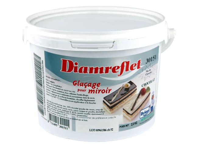 Glaçage miroir chocolat - 2,5 kg