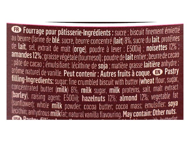 Pralin feuilletine - 1 kg - Cacao Barry