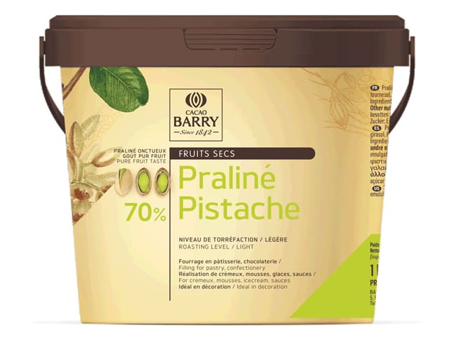 Praliné pistache 70% - 1 kg - Cacao Barry