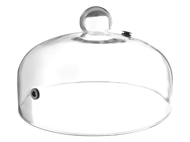 Cloche en verre pour fumer - Ø 26 cm - Hendi