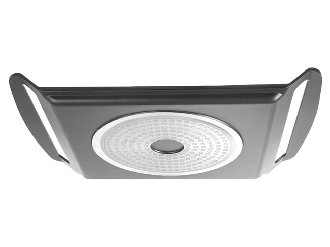 Grill de cuisson en fonte - compatible induction - 39 x 26 cm - Hendi