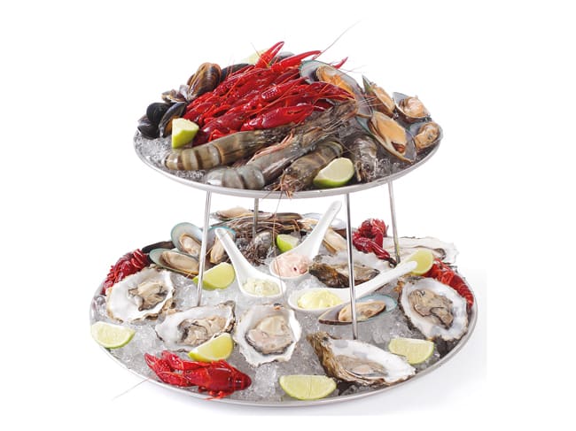 Plateaux de fruits de mer - sur socle - Hendi