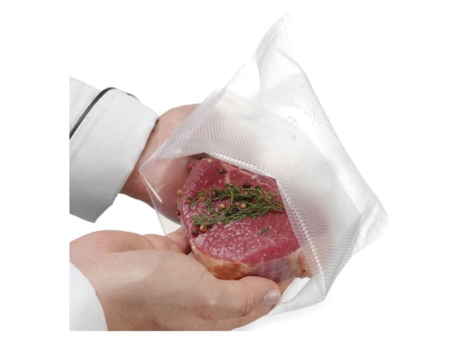 Sac sous-vide gaufré - 25 x 15 cm (x 100) - Hendi