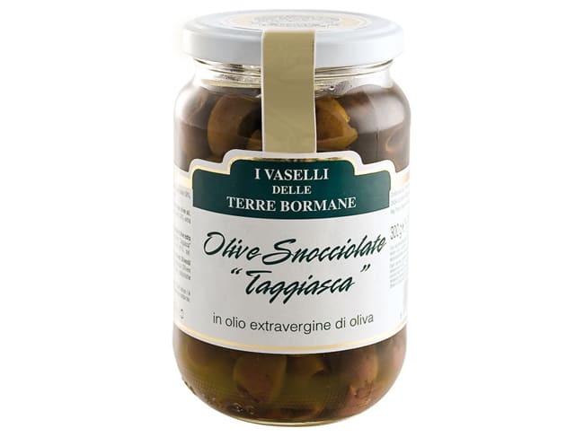 Olives Taggiashe dénoyautées - 300 g