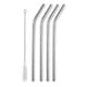 Paille en inox (x 4) - Ibili