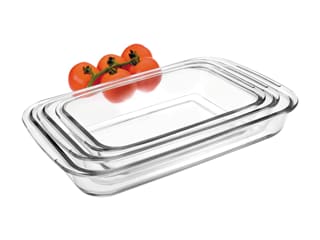 Plat de cuisson en verre - (x 3) - Ibili