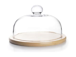 Plateau à fromage - avec cloche en verre - Ø 26 cm - Ibili