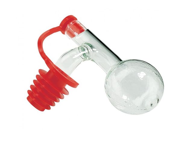 Bouchon-doseur verre Boule - Monture plastique - 1 cl - L'Idéal