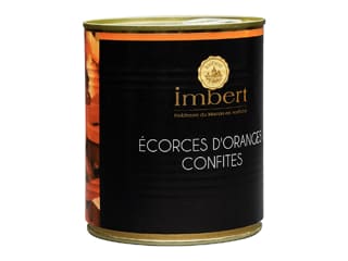 Ecorces d'orange confites au sirop