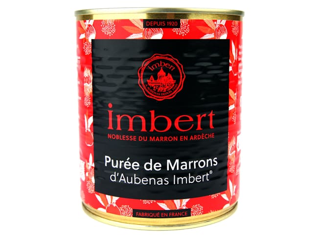 Purée de marrons - Fabriquée à Aubenas - 875 g - Imbert