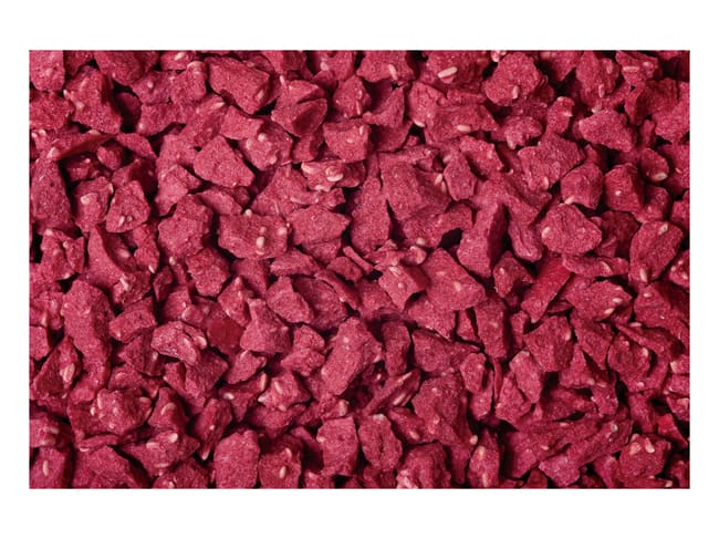 Éclats (crunchy) de framboise croustillants - 125 g - Ingredissimo