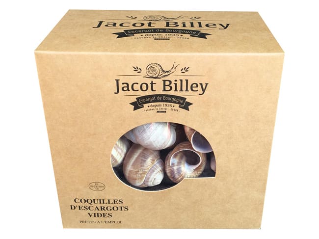 Coquilles d'escargots lavées et triées - 60 unités - Jacot Billey